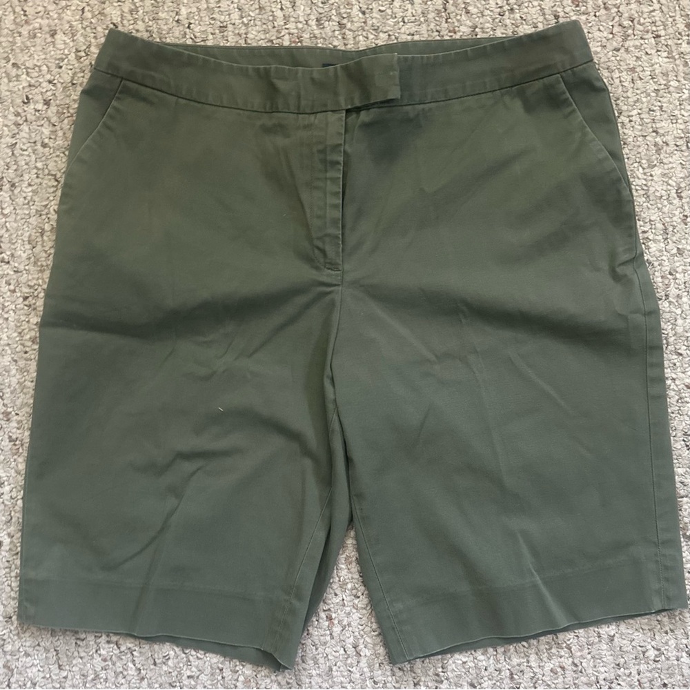 Jones New York Bermuda Shorts Army Green Size 14 - Picture 6 of 6